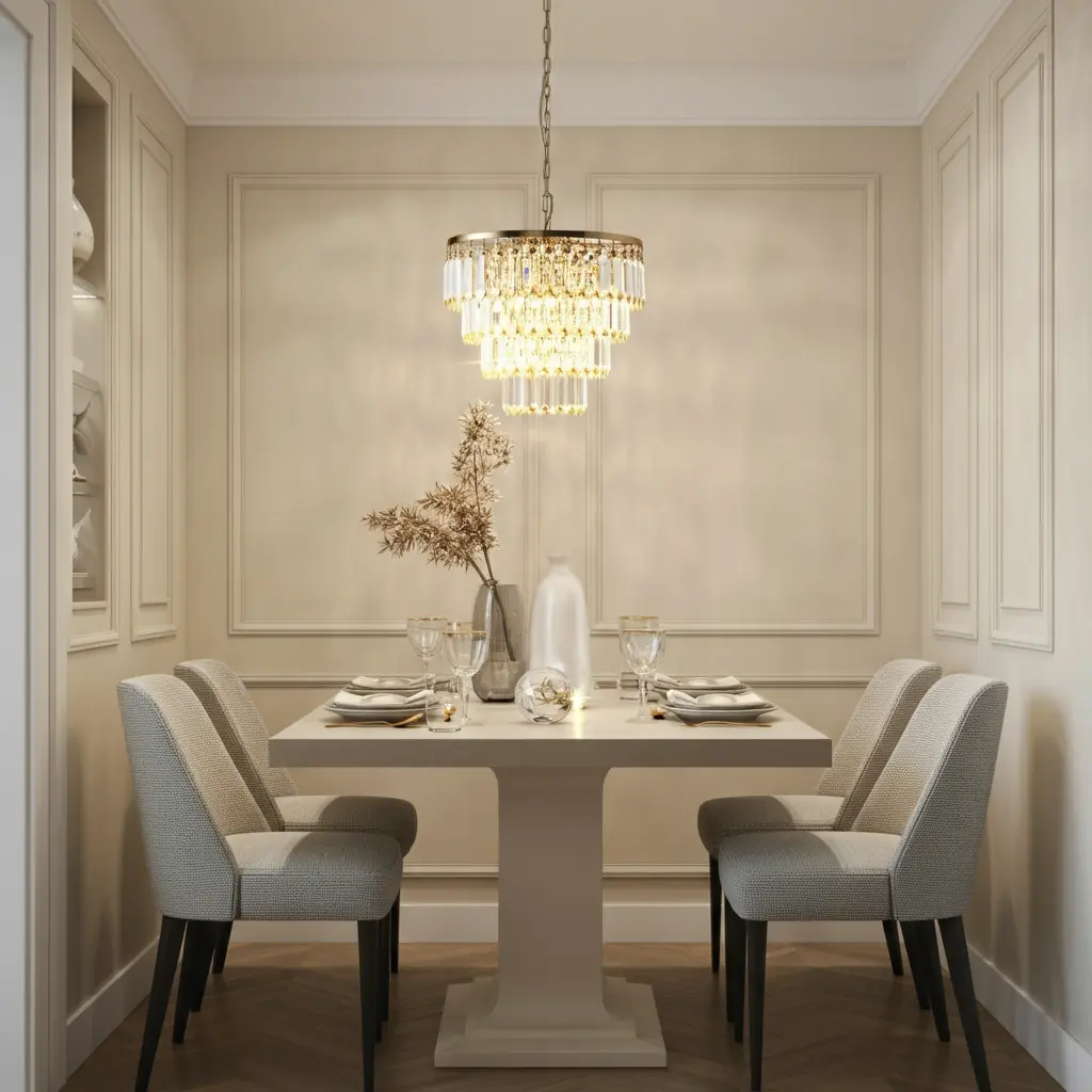 Add Elegance with a Small-Scale Chandelier