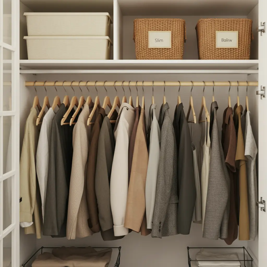Small Closet Makeover on a Budget