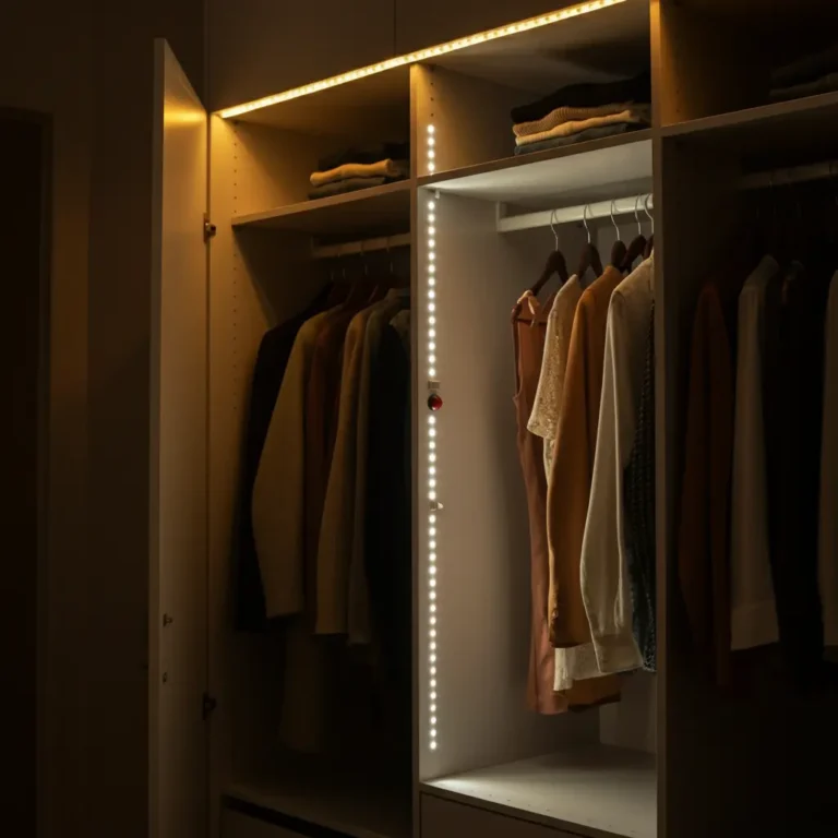 Best Lighting Ideas for Small Wardrobes
