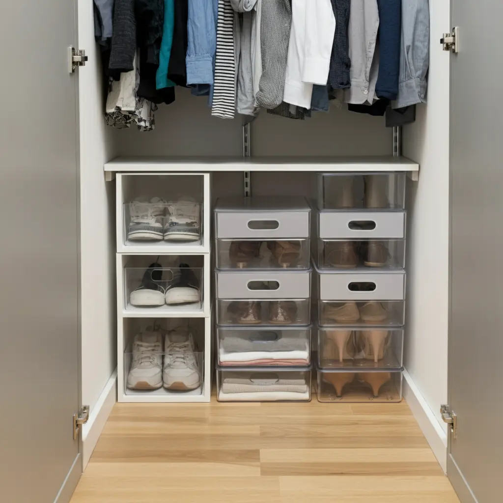 Smart Solutions for the Closet Floor