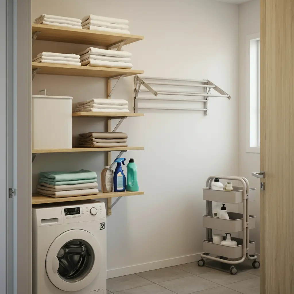 Smart Storage for Small Laundry Areas