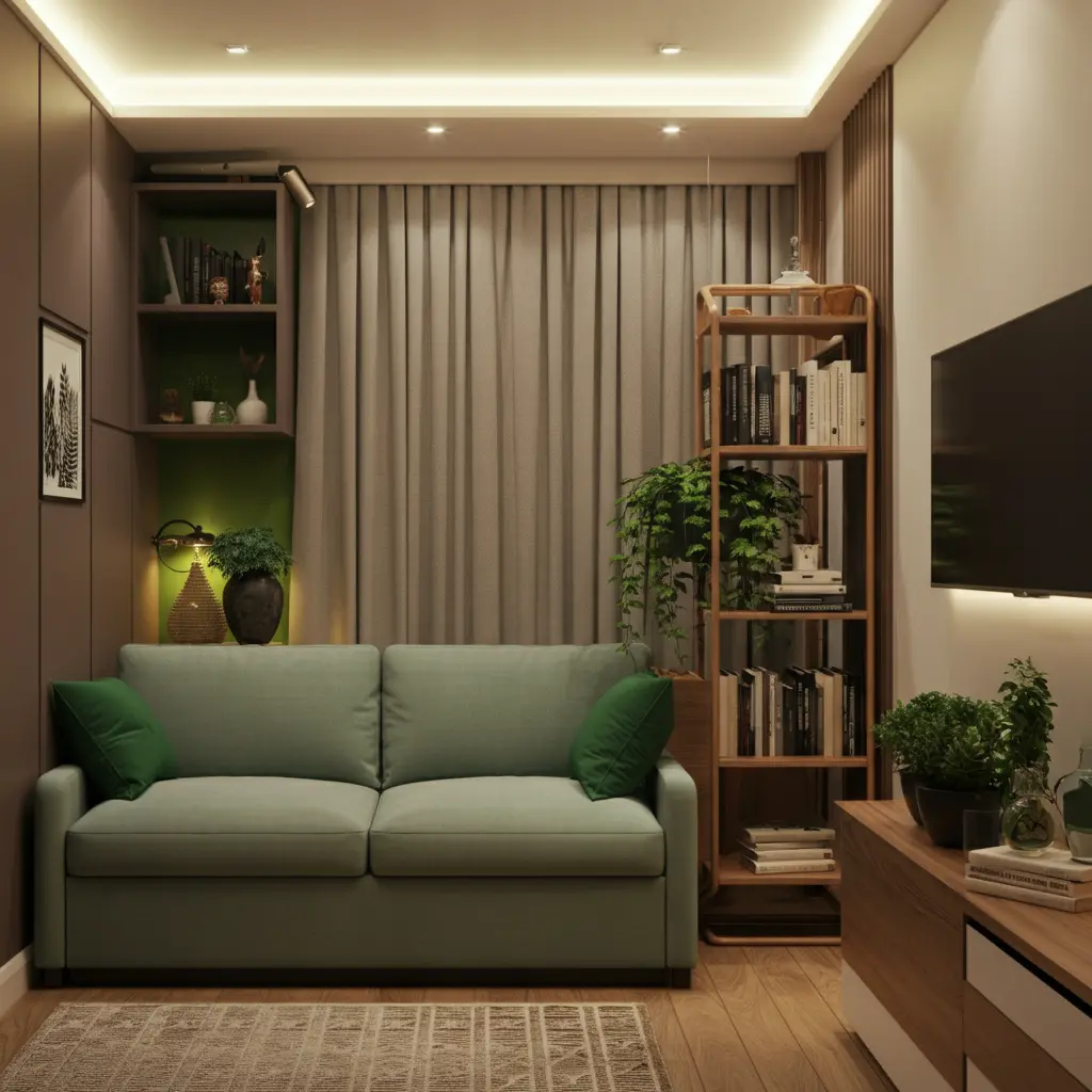 How to Divide a Small Studio Apartment Without Walls