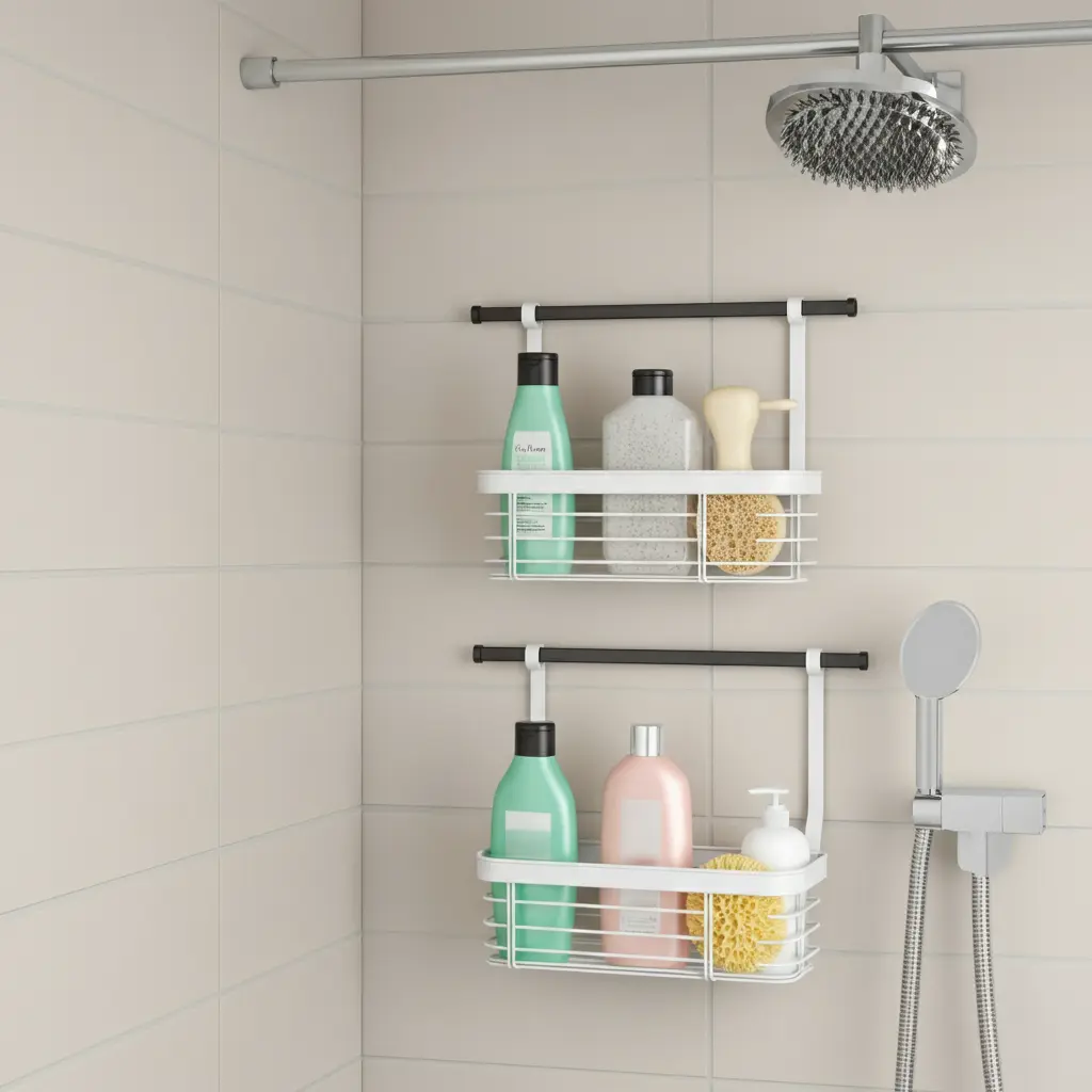 Tension Rod Shelves