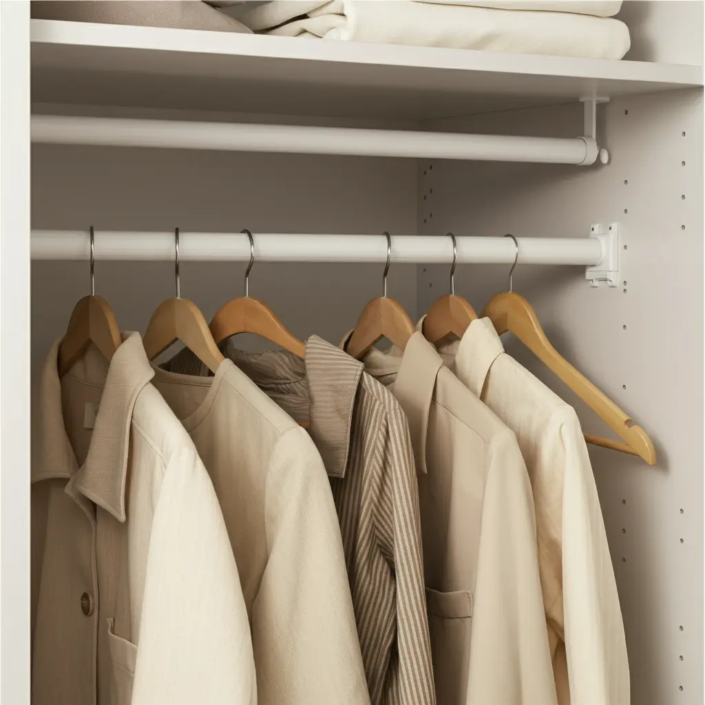 Maximize Vertical Space with Tiered Hangers