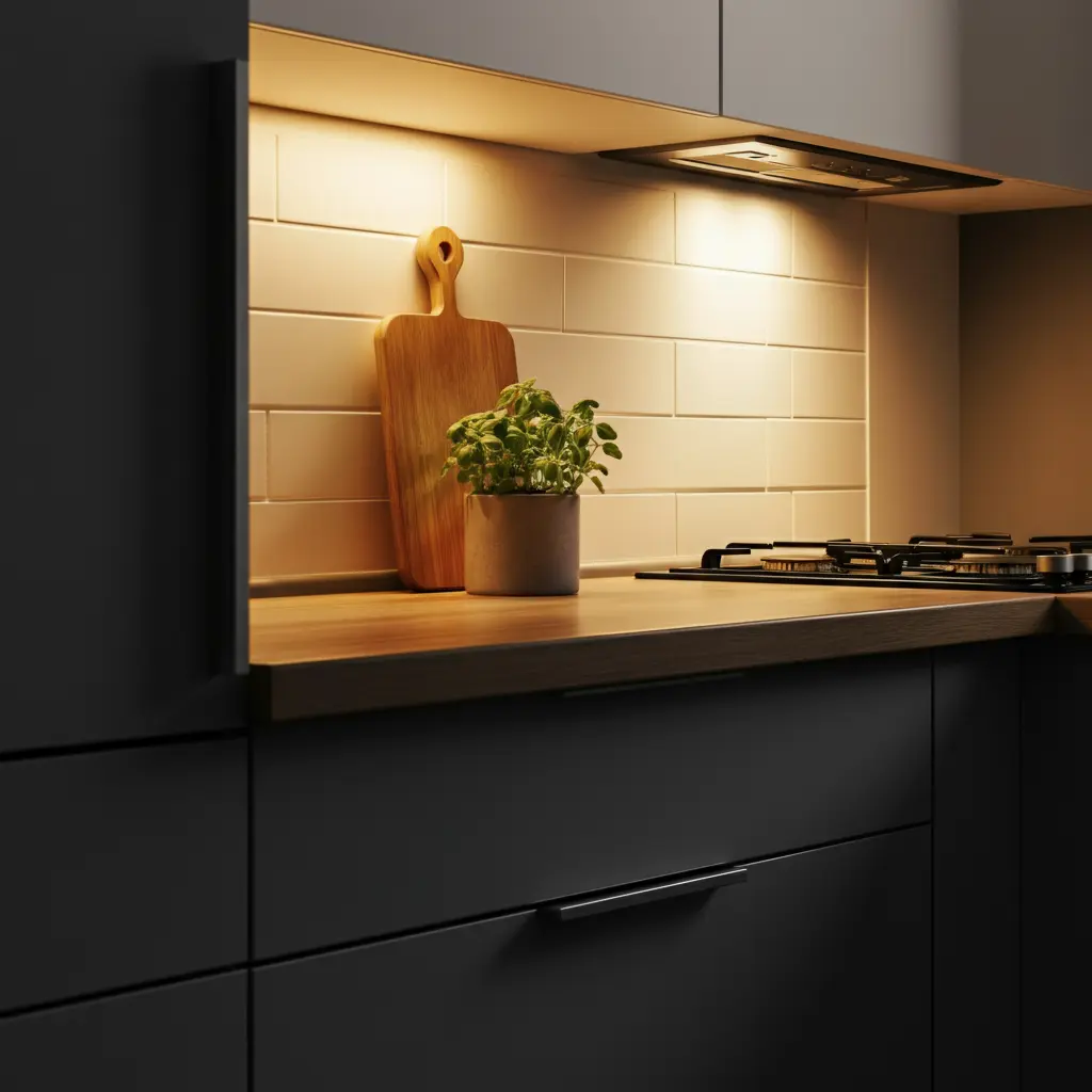 Add Under-Cabinet Lighting