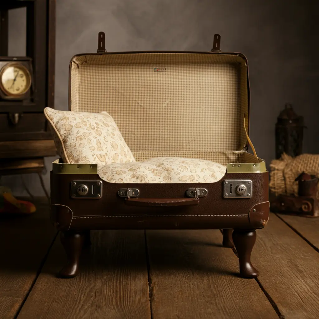 The Repurposed Vintage Suitcase