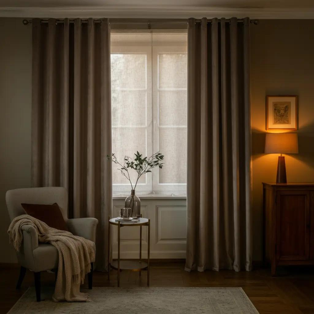 Outer Layer (Opaque Curtains)