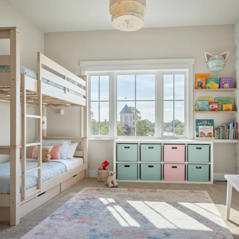 Storage Solutions for Shared Kids Rooms