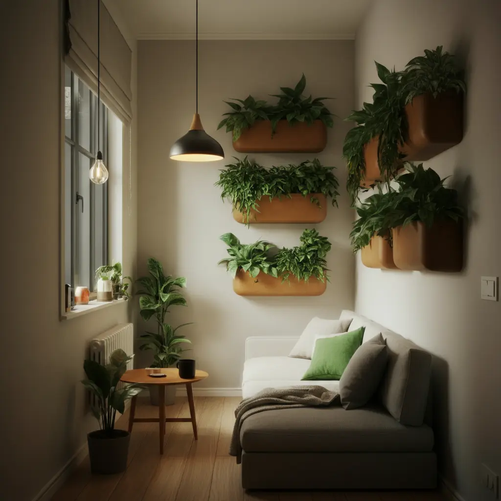 Wall-Mounted Planters and Vertical Gardens