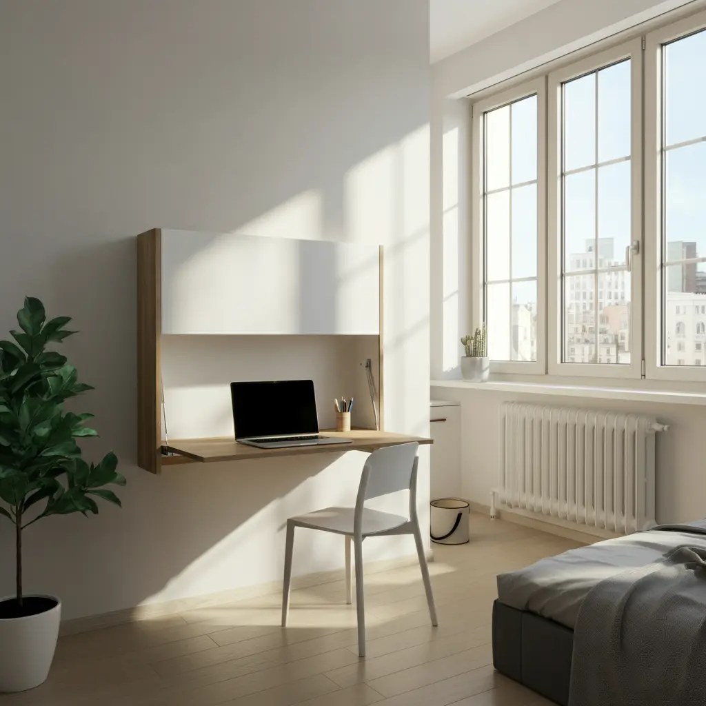 The Wall-Mounted Desk