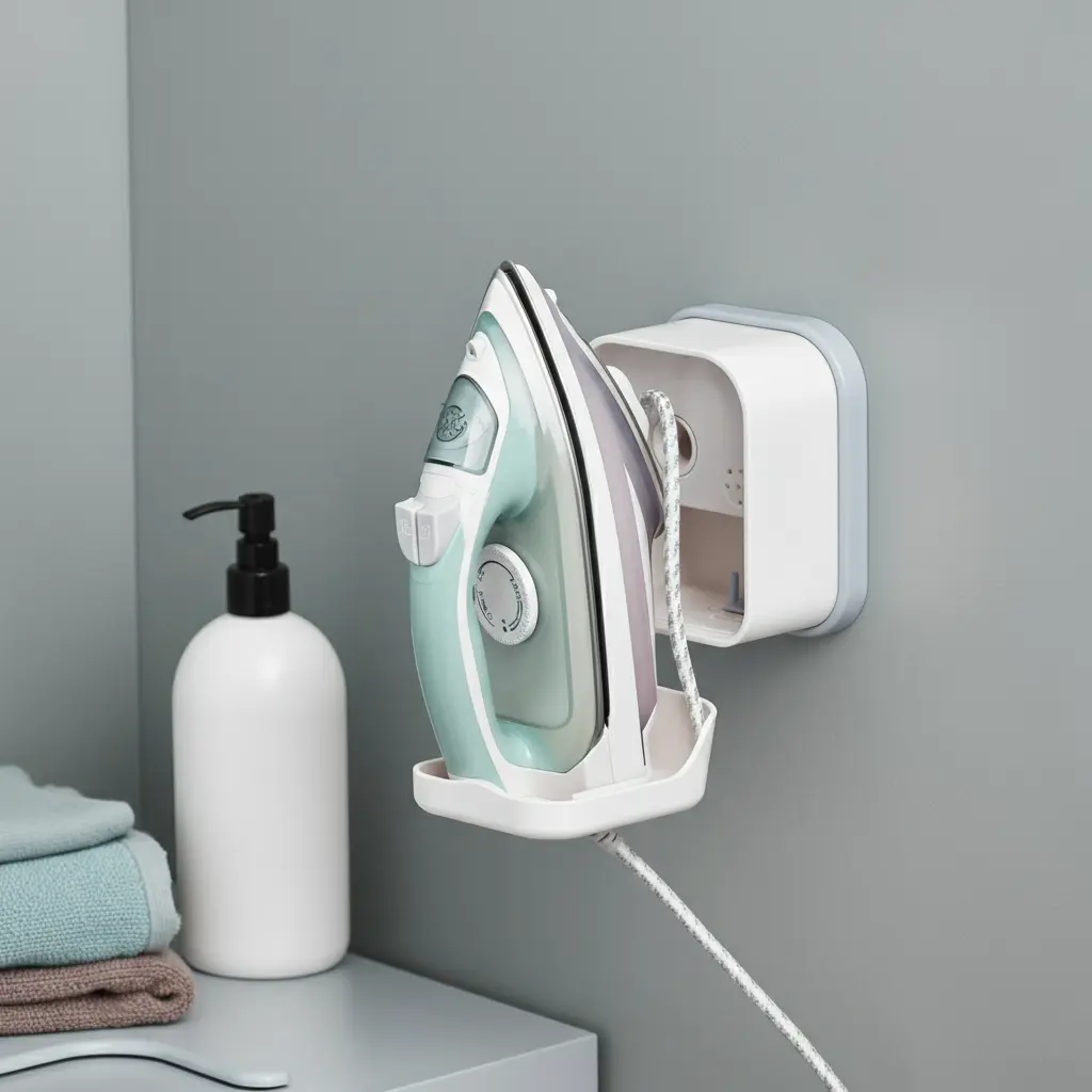 Wall-Mounted Iron Holder