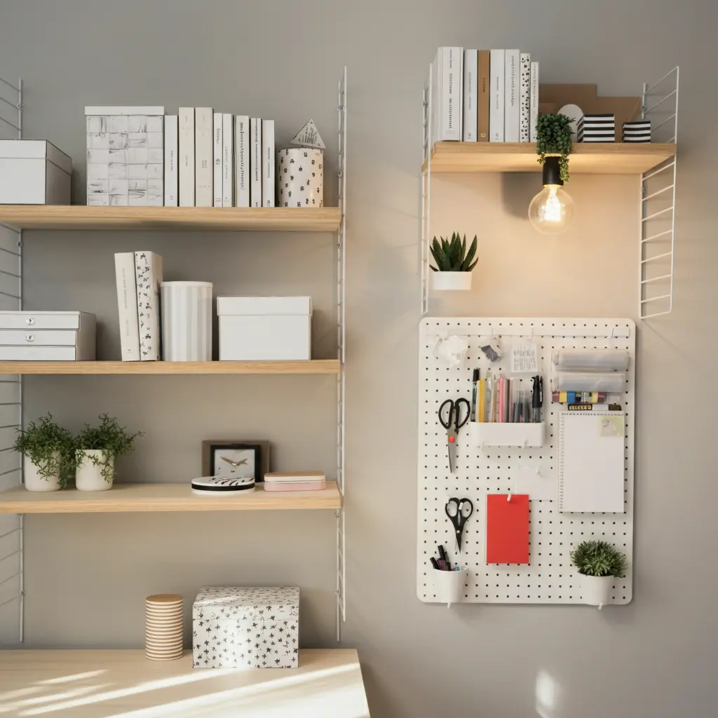 Wall-Mounted Shelving