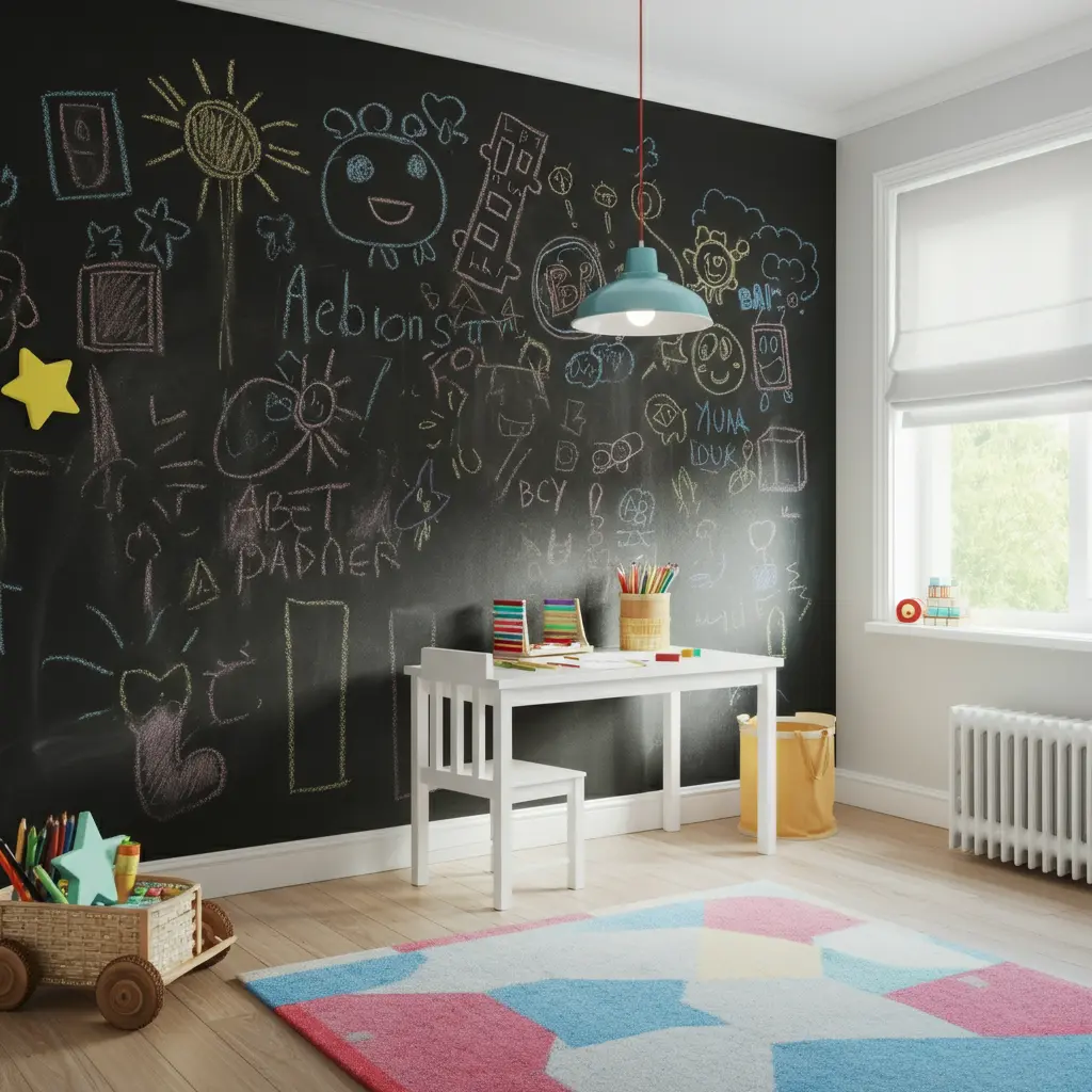 Chalkboard or Whiteboard Walls