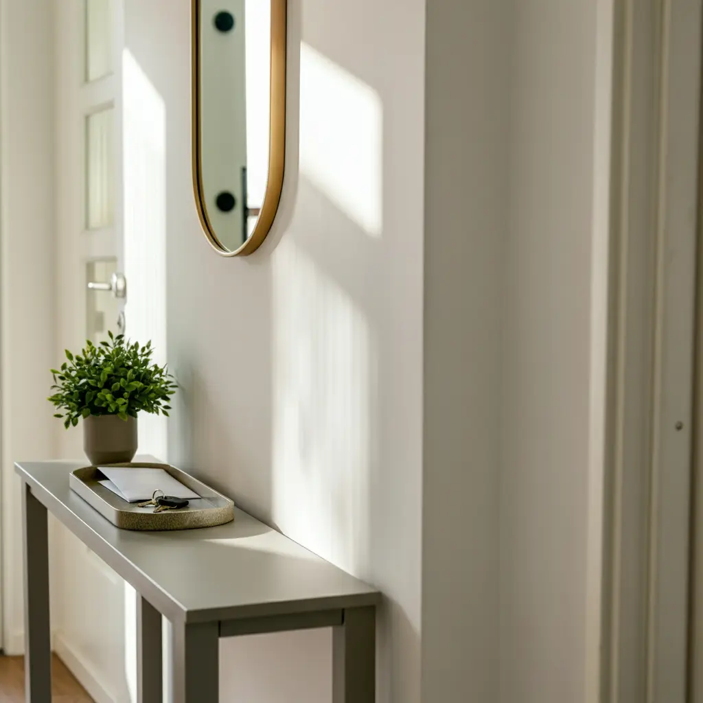 Use a Console Table or Bench