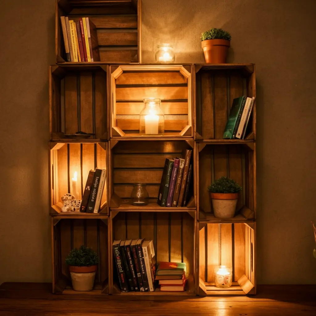 Creative Crate Shelves for Versatile Storage
