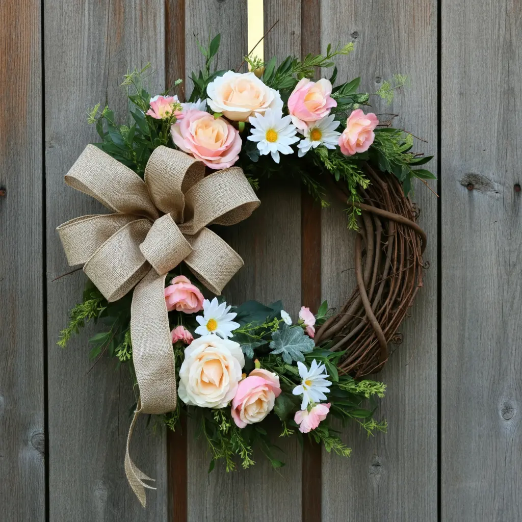 DIY Spring Wreath