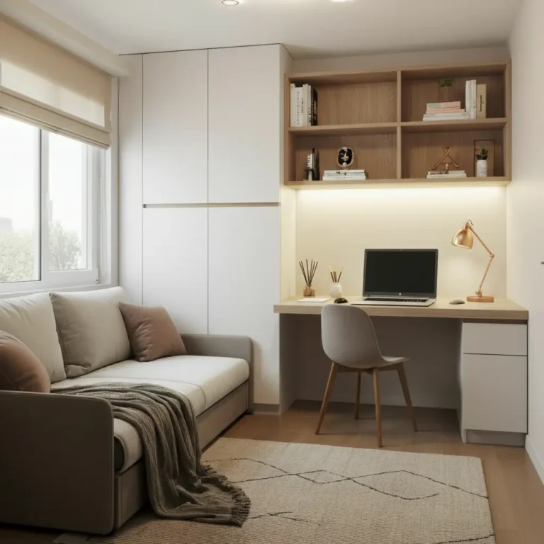 Transforming a Small Guest Room into a Dual-Purpose Space