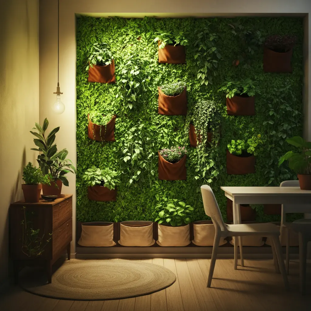 Indoor Green Wall Ideas for Apartments