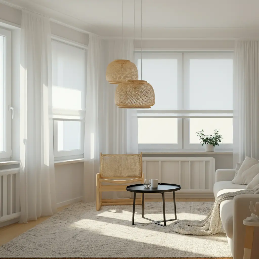 Minimalist Window Treatments for Small Homes