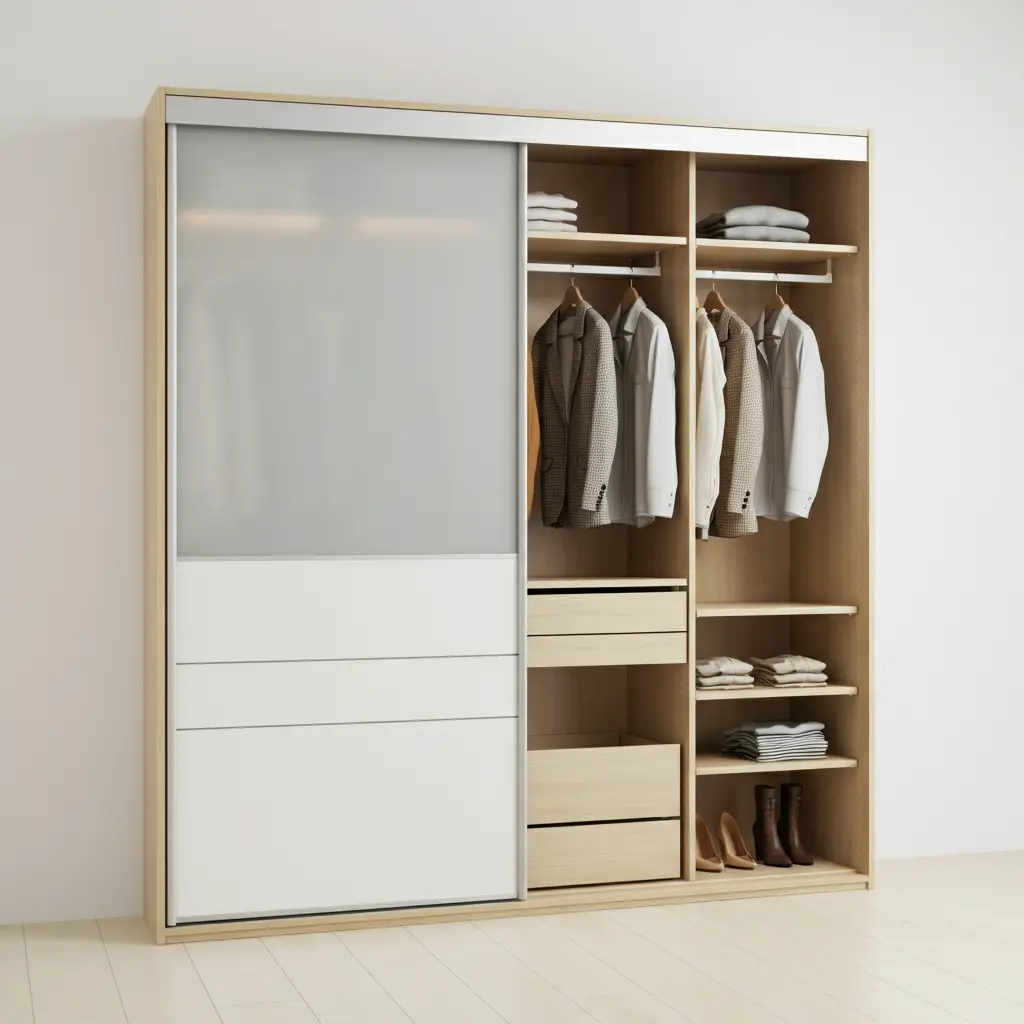 Sliding Door & Built-In Closet Ideas