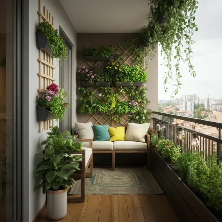 Vertical Garden & Railing Planter Ideas for Tiny Balconies
