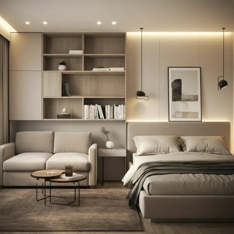 Bedroom + Living Combo Ideas for Studios