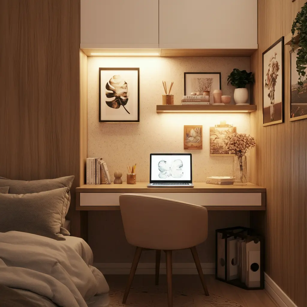 How to Combine Office with Living Room or Bedroom