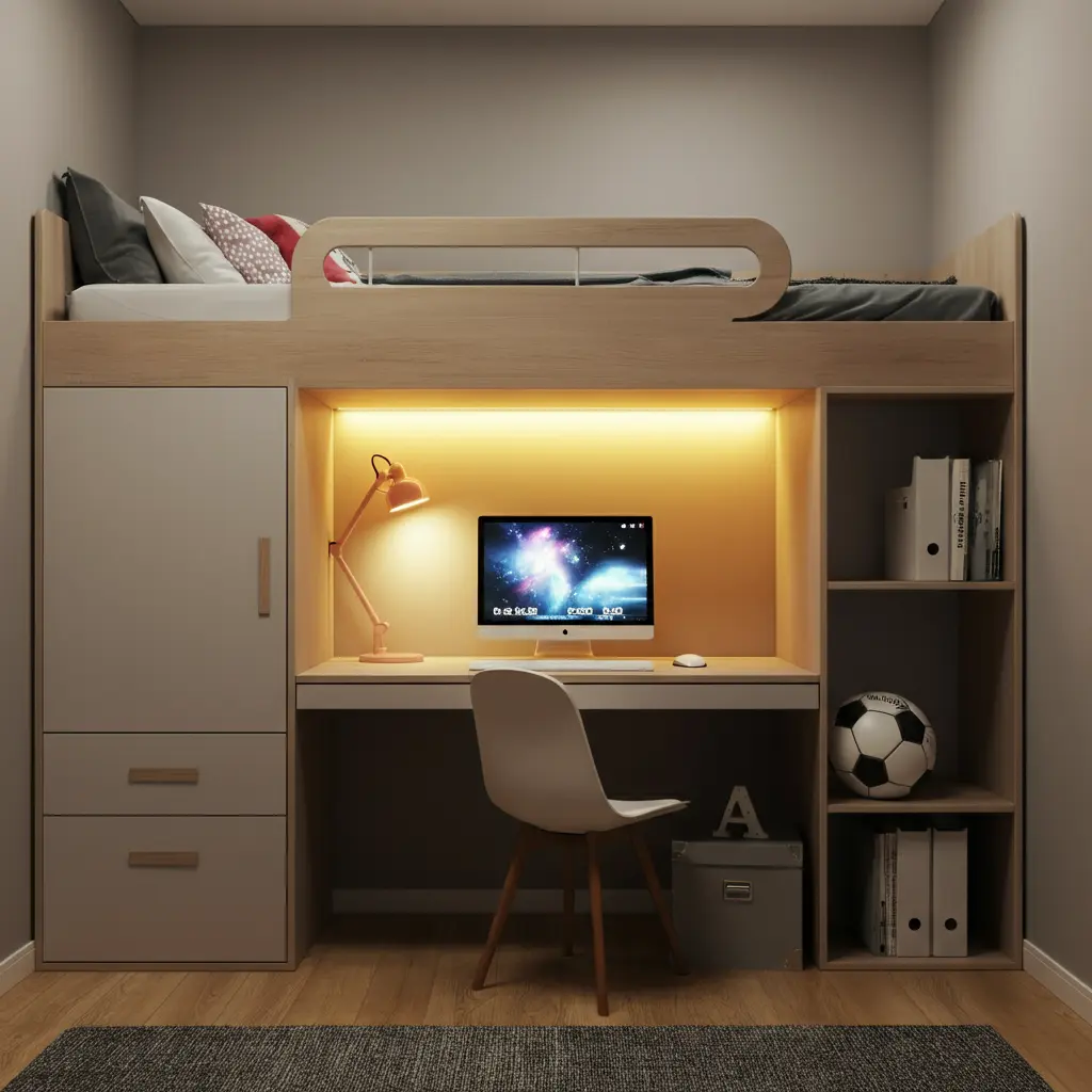 Teen + Study Combo Rooms in Small Homes