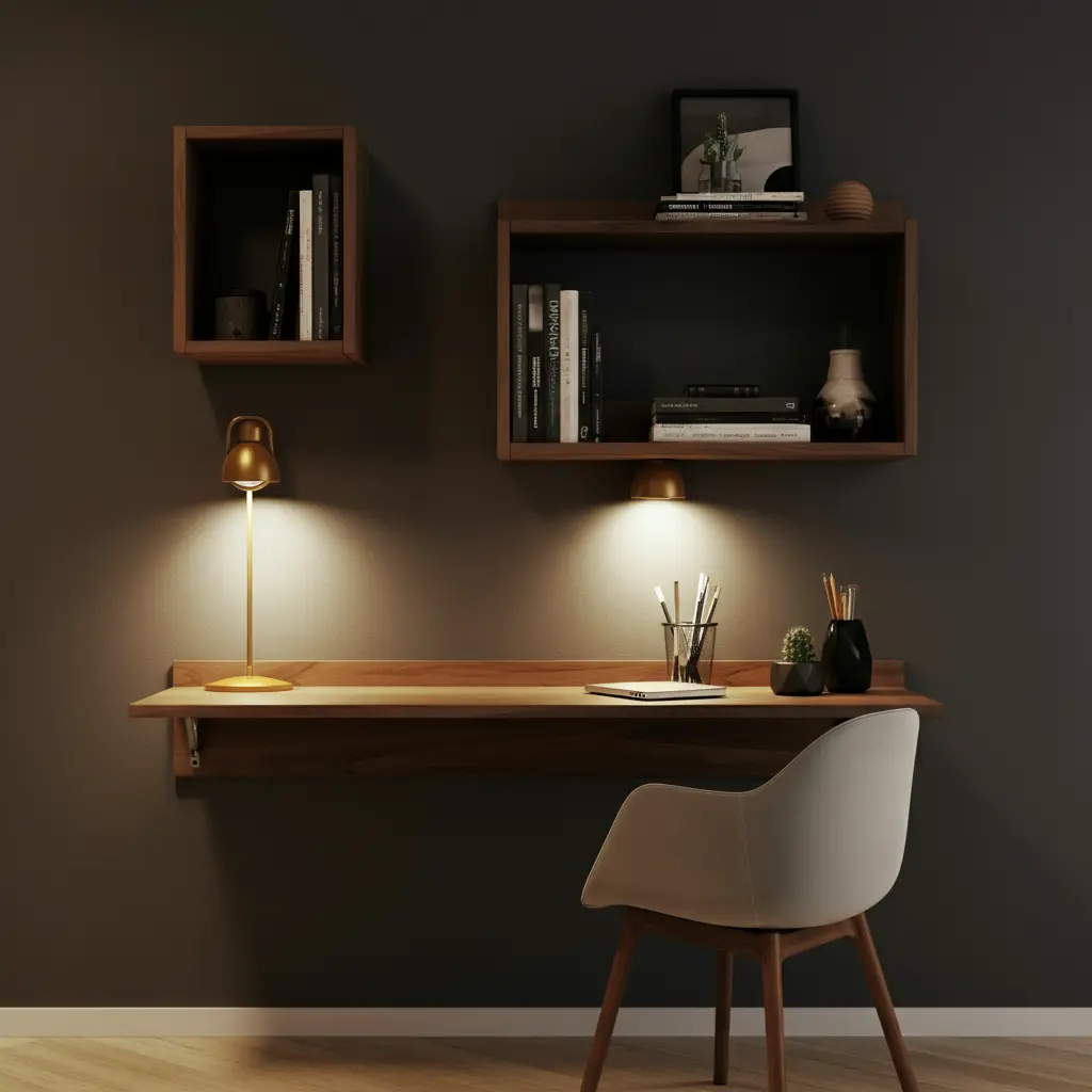 Wall-Mounted Home Office Ideas