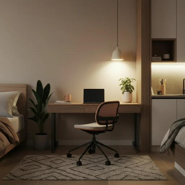 Work-From-Home Setup Ideas in Small Studios