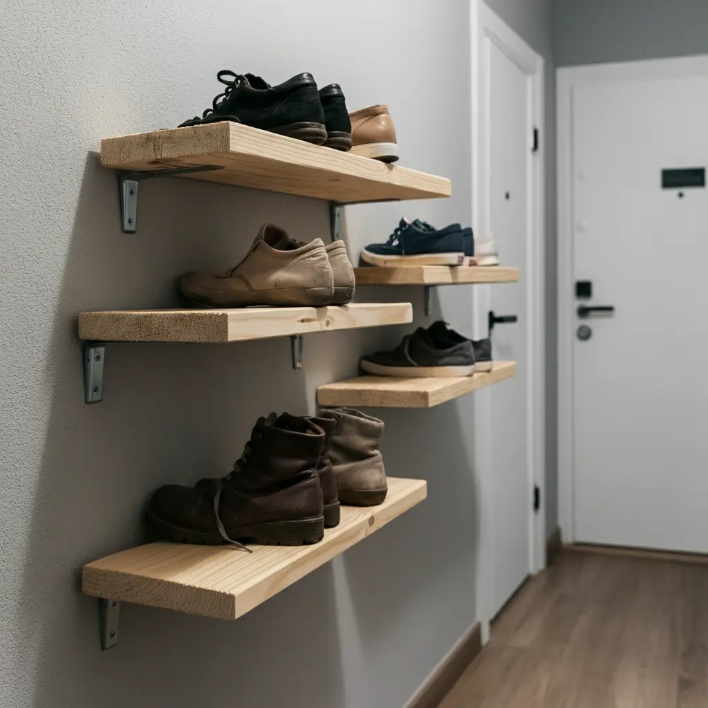 Build a Floating Shoe Shelf