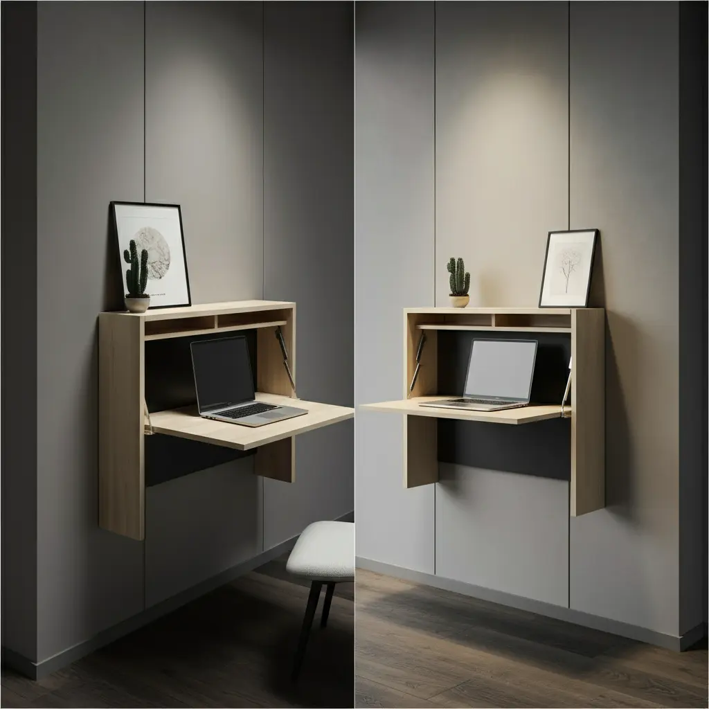 Fold-Down Desks: The Ultimate Space-Saver