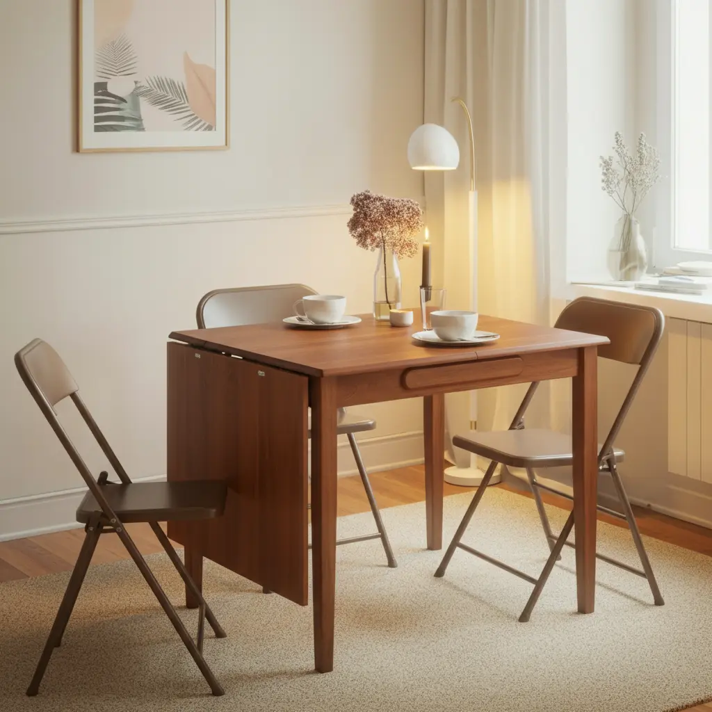 Freestanding Foldable "Gateleg" Tables