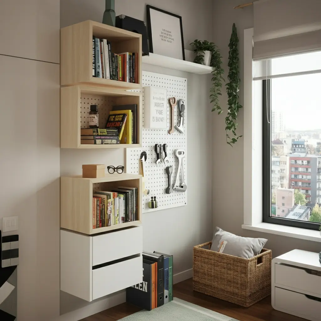 Go Vertical with Wall Storage