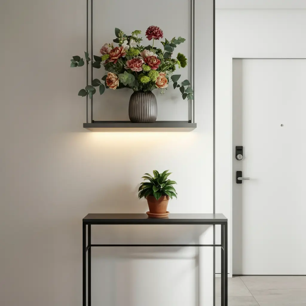 Greenery in Entryway