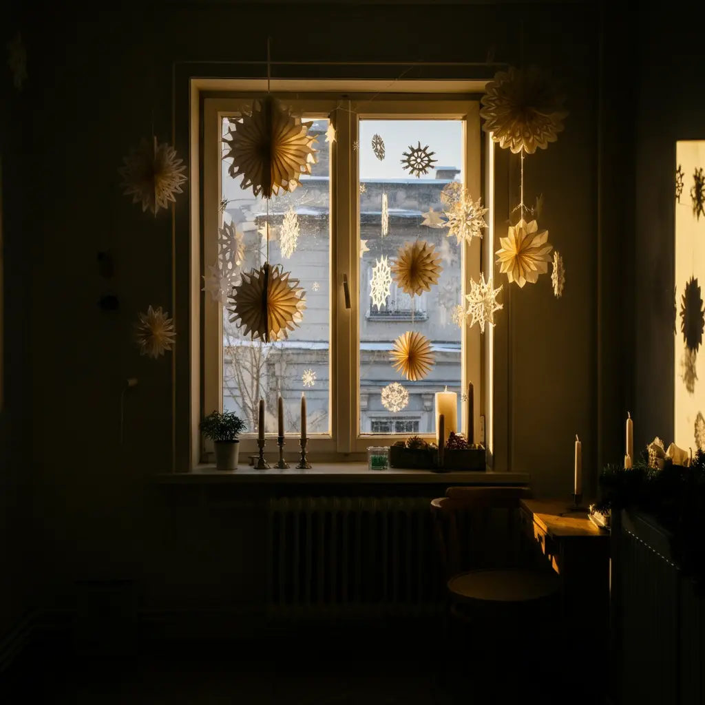 Handmade Paper Snowflakes