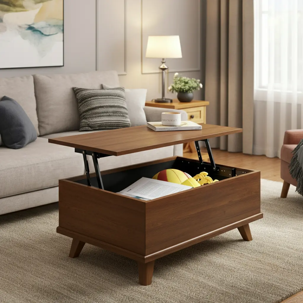 The Lift-Top Coffee Table