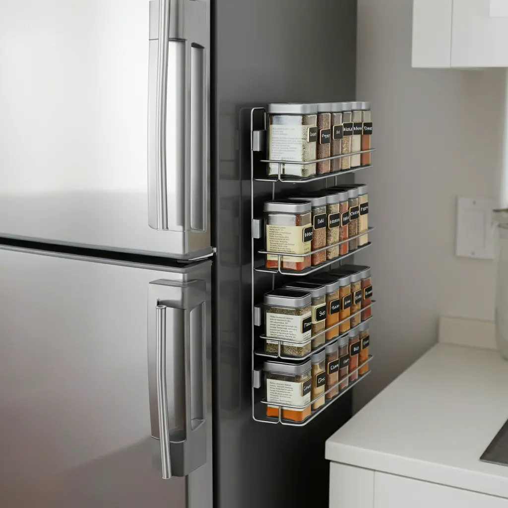 Add a Magnetic Spice Rack