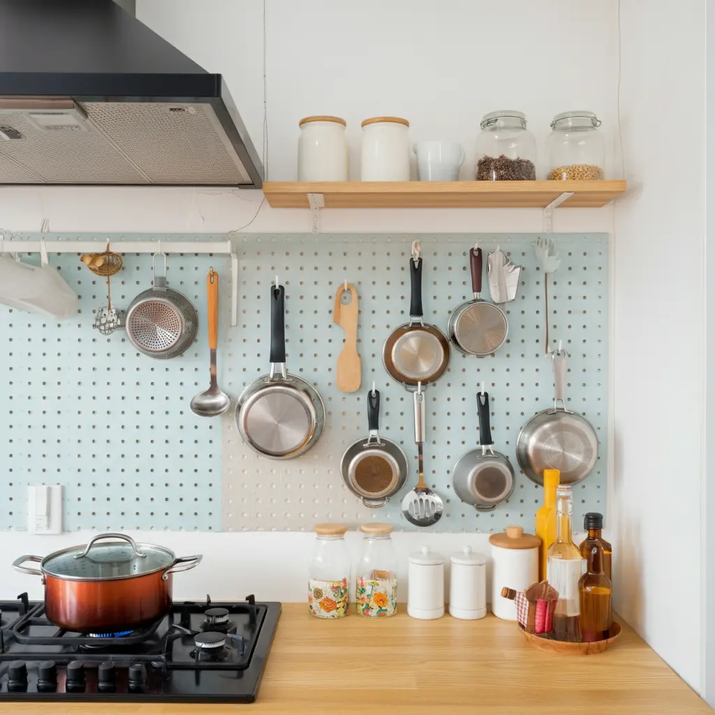 Create a Pegboard Organizer