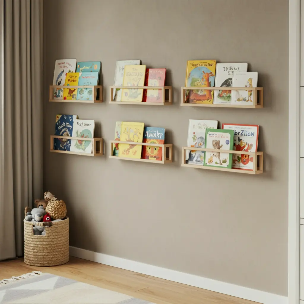 Picture Ledges for Book Displays