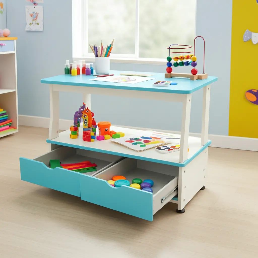 Play Tables with Built-in Storage