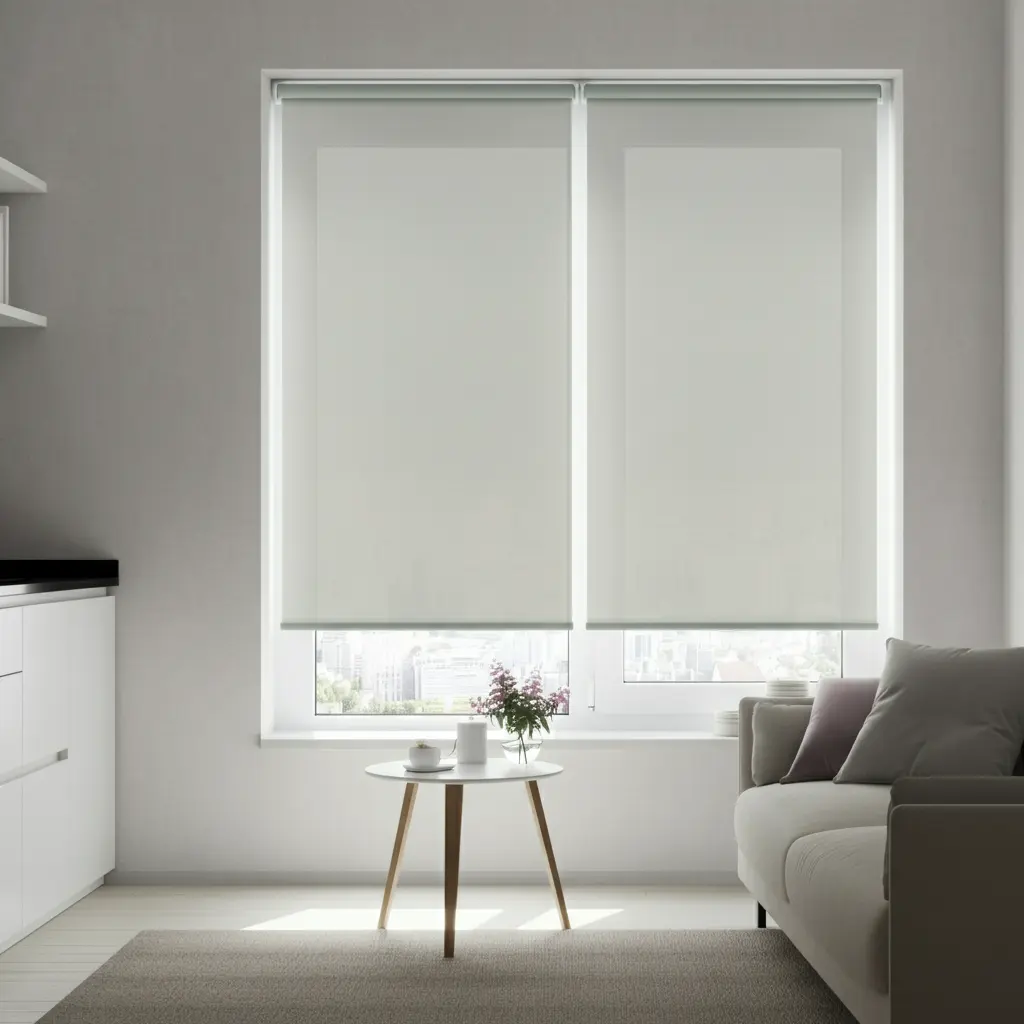 Roller Shades: Sleek and Simple