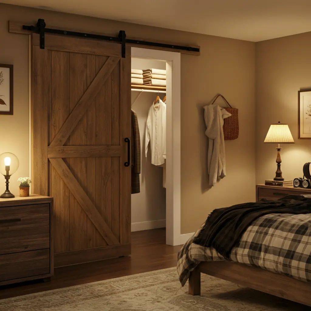 Warm and Rustic with Wood or Barn Doors