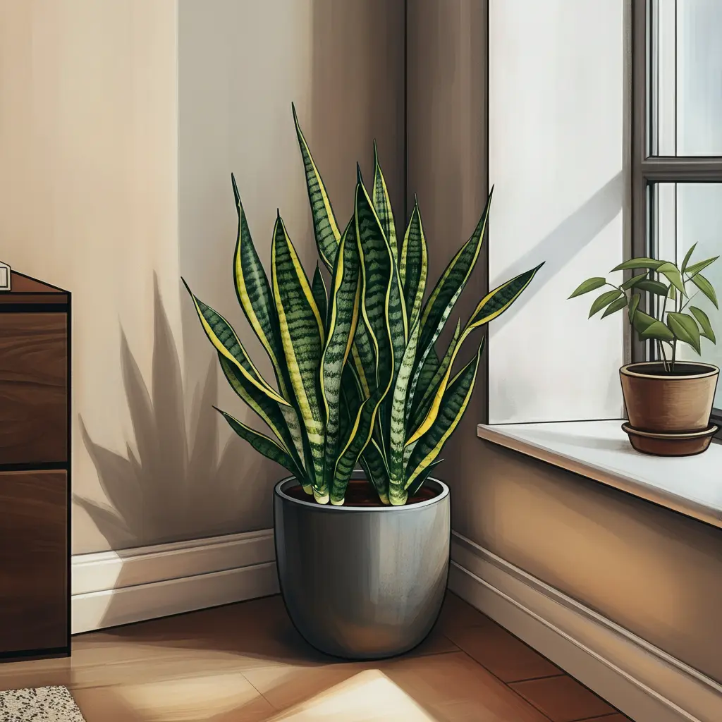Snake Plant (Sansevieria trifasciata)