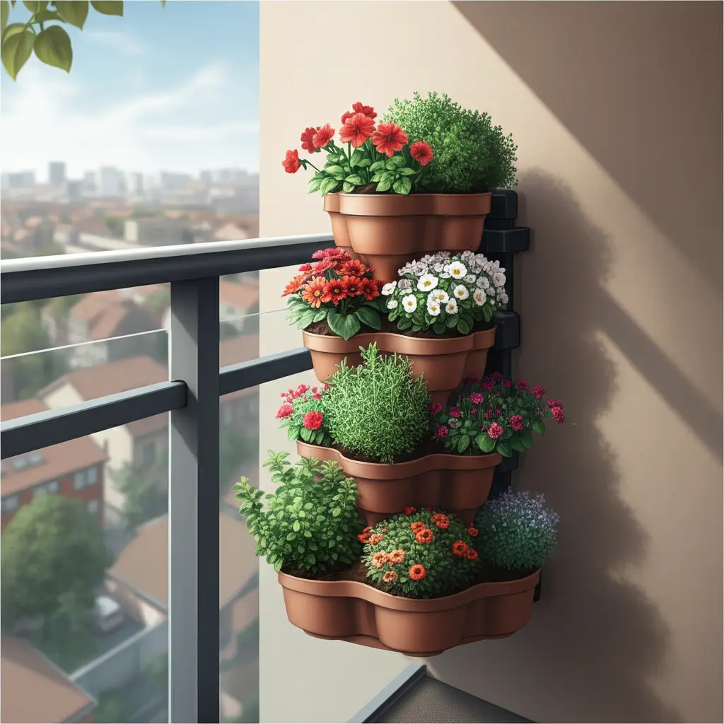 Stackable Railing Planters
