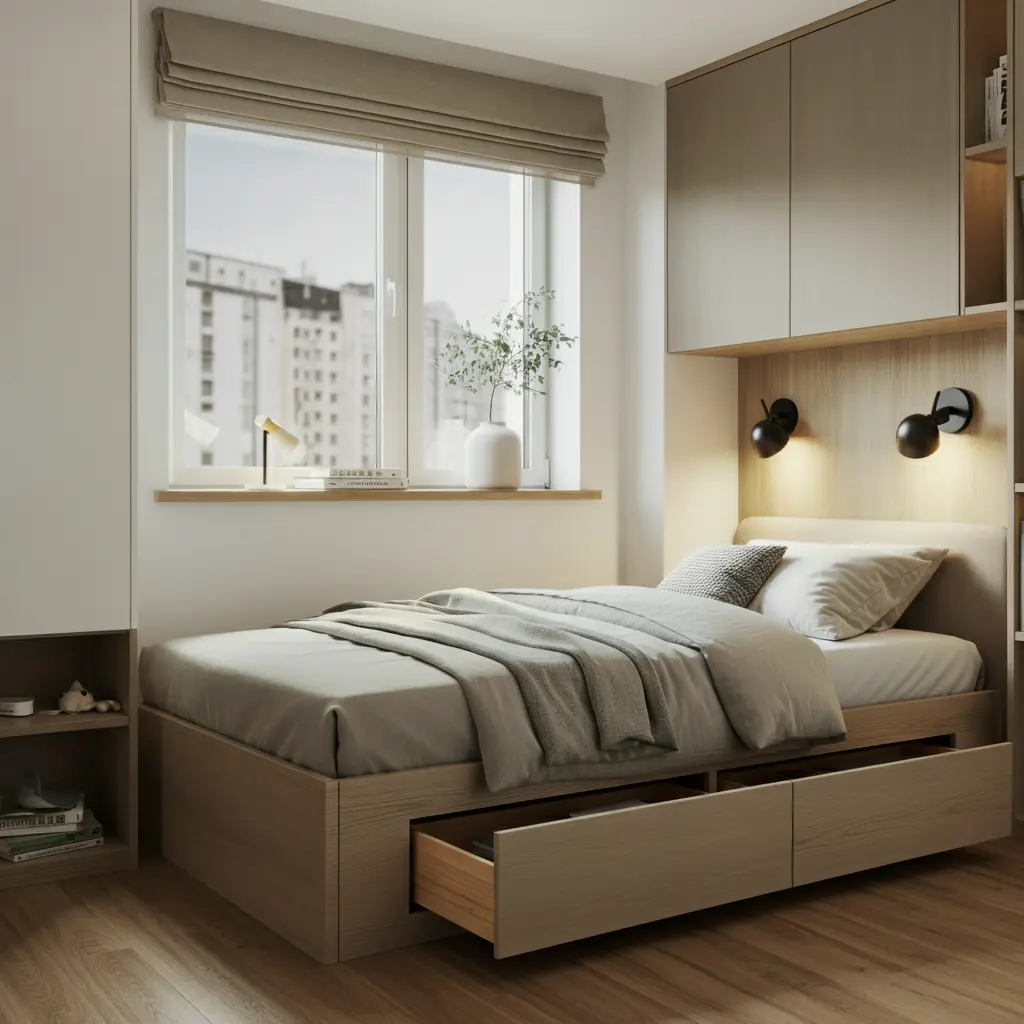 Choose a Bed with Built-In Storage