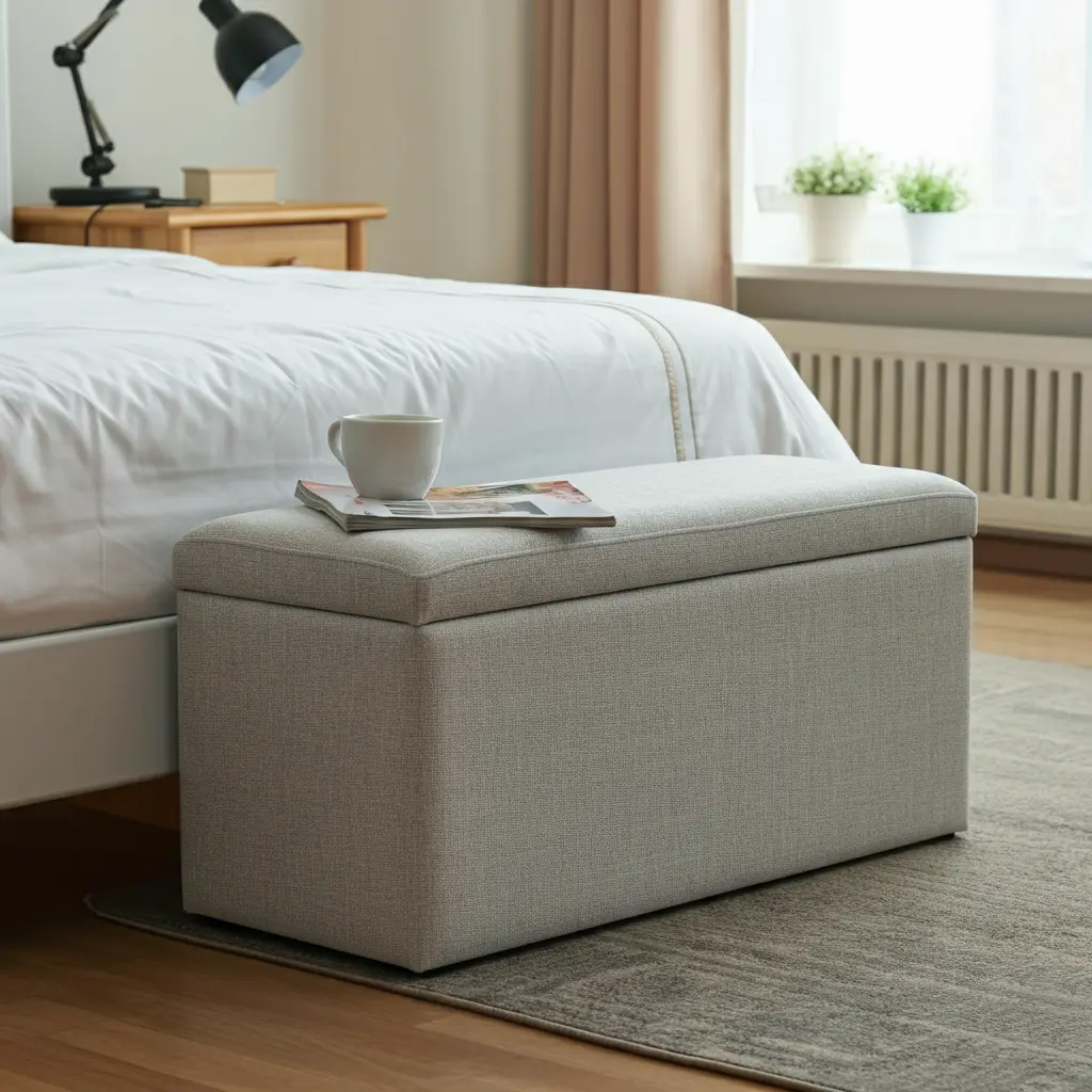 A Stylish Storage Ottoman