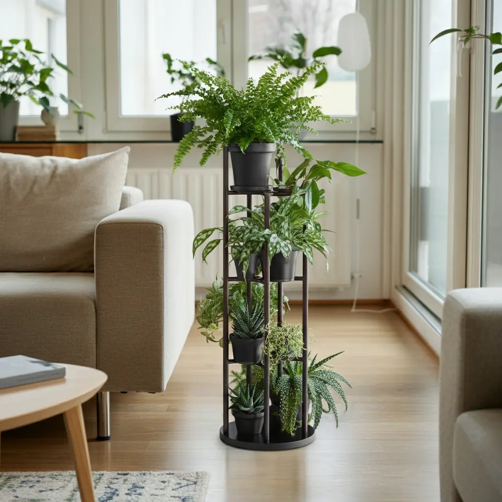 Utilize Tall Plant Stands