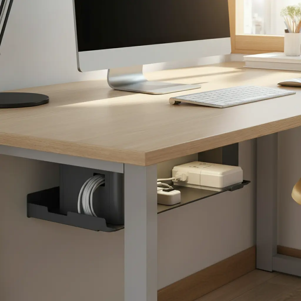 Under-Desk Cable Trays