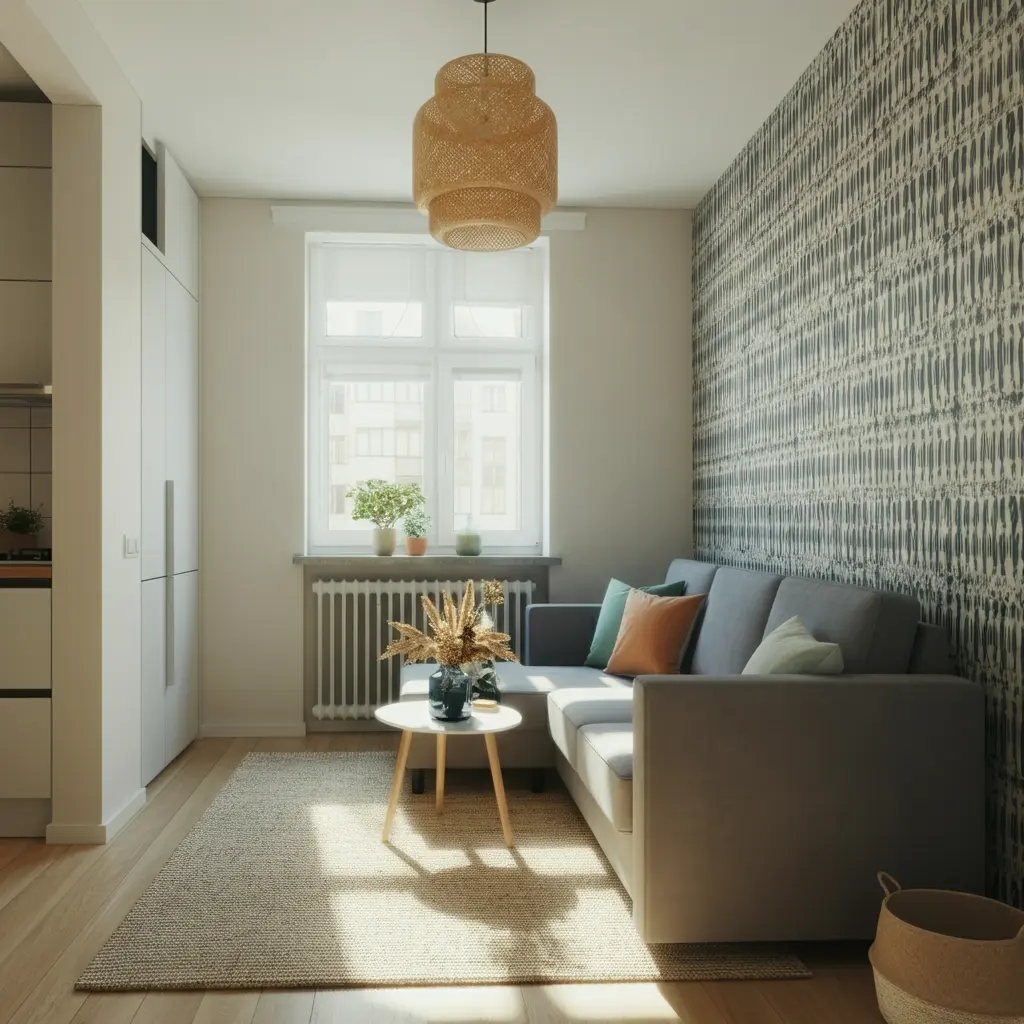 Create an Accent Wall with Removable Wallpaper